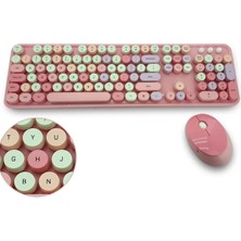 Marsilyan Mofii Pembe Sweet Dm Klavye Mause Set