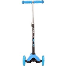 Eco Lounge Twist Işıklı Scooter Mavi 40 kg Kadar