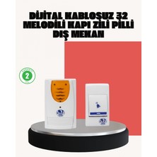 MiraLive Wireless Kapı Zili Pratik ve Zahmetsiz Günlük Kullanım