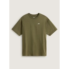 Vans VN000P56FR11 Salton Loose Ss Koyu Yeşil Yuvarlak Yaka Normal Düz Erkek T-Shirt
