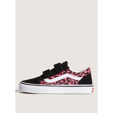 Vans Siyah - Pembe Kız Çocuk Yürüyüş Ayakkabısı VN000CYAFOC1-OLD Skool V