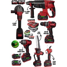 Retools 6’lı Set Bordo – Yeni Seri 4’lü Matkap Seti + Testere & Makaslı 2’li Avantaj Paketi