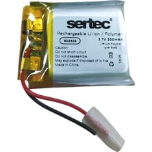 İntora 602425 3.7V 300MAH Li-Polymer Pil (DEVRELI/1.5A)
