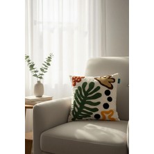 Rolivs Amazonite Tropikal Yaprak Punch Kırlent 47x47 cm - NK1100