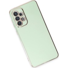 Derin Stok Galaxy A53 5g Kılıf Volet Silikon - Açık Yeşil