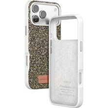 Derin Stok Onegif Iphone 17 Bright Simli Kapak - Çöl Titanyum