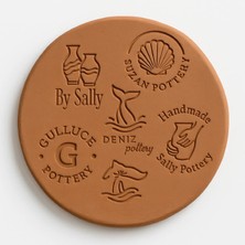 Kişiye Özel Seramik-Kil Mührü ( 2,5 cm )