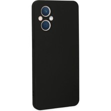 Derin Stok Reno 7 Lite Kılıf Nano Içi Kadife Silikon - Siyah