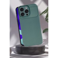 Derin Stok Iphone 16 Kılıf Auto Focus Karbon Kapak - Siyah