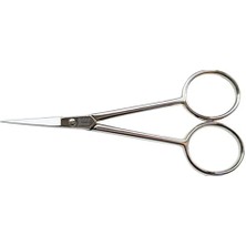 Derin Stok 004-450 Kalın Nakış Makası No: 4,5 Inç / 11,43 cm - Nikel Kaplama