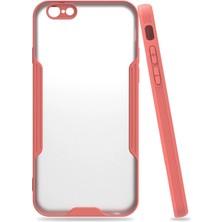 Derin Stok Iphone 6 Kılıf Platin Silikon - Pembe