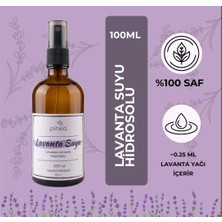 Pinea Lavanta Hidrosolu , Lavanta Suyu Doğal Ferahlatıcı Tonik , Doğal Sinek Kovucu ,Saç ve Cilt Yatıştırıcı  %100 Saf ve Doğal , 100 ml