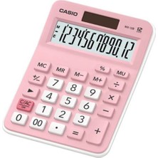 Nusrat Bilişim Casio Hesap Makinesi Masa Üstü 12 Hane Pembe MX-12B-PK