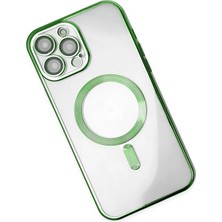 Derin Stok Iphone 13 Kılıf Kross Magneticsafe Kapak - Koyu Yeşil