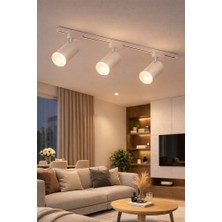 Hero Led 3 Adet Beyaz Kasa GÜNIŞIĞI RENK 30W Ray Spot+1 Mt. Raylı Mağaza ve Vitrin Armatürü – GÜNIŞIĞI IŞIK