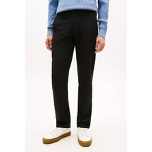 Tommy Hilfiger Erkek Denton Knit Tech Chino Pantolon - Siyah