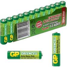 Derin Stok Gp Ince Aaa 12'li Kalem Pil 24G-VS12