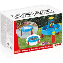 Dolu Su ve Kum Aktivite Masası 71 x 74 x 15 cm Desensiz Özellikleriyle Çocuklar İçin Eğlenceli