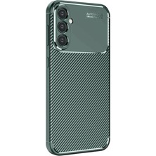 Derin Stok Galaxy S25 Kılıf Auto Focus Karbon Kapak - Koyu Yeşil