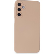 Derin Stok Galaxy A15 4g Kılıf Nano Içi Kadife Silikon - Pudra