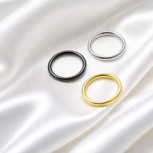 Takıparkxs 925 Ayar Gümüş Altın & Siyah Kaplama 3’lü Halka Hızma Set – Unisex Minimal Burun Küpesi, Tragus Küpe, Fake Hızma, Delikli & Deliksiz Piercing, Kıkırdak Helix Küpe Kadın Erkek