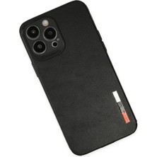 Derin Stok Iphone 13 Kılıf Loop Deri Silikon - Siyah