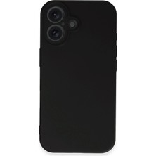 Derin Stok Iphone 16 Kılıf First Silikon - Siyah