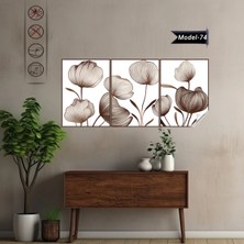 Akıllı Kağıt Statik Tutunma Özellikli Tablo - Poster Çiçek (Model- 74)