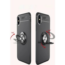 Derin Stok Iphone Xs Kılıf Range Yüzüklü Silikon -