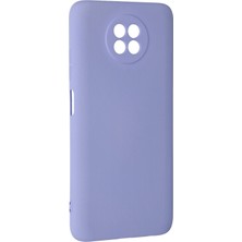 Derin Stok Redmi Note 9 5g Kılıf Nano Içi Kadife Silikon - Lila