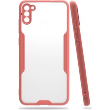 Derin Stok Galaxy A11 Kılıf Platin Silikon - Pembe