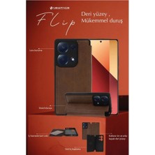 Derin Stok Iphone 14 Kılıf Flip Cover - Taba