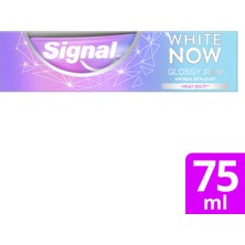 Signal White Now Glossy Shine Beyazlatıcı Diş Macunu 75 ML Anında Beyazlık ve 3 Kat Işıltı