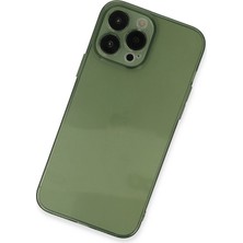 Derin Stok Iphone 13 Kılıf Fly Lens Silikon - Yeşil