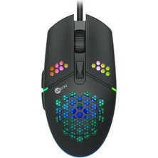 Derin Stok Lecoo MS105 3200 Dpı 6 Tuşlu Kablolu Rgb LED Aydınlatmalı Mouse