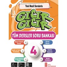 Ata Yayıncılık 4. Sınıf Gıcır Gıcır Tüm Dersler Soru Bankası