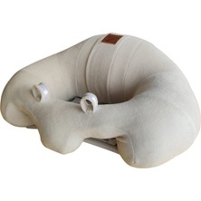 Bebe Yatmaz Bej Bebek Koltuğu Oturma Destek Minderi 3-12 Aylık Bebekler İçin Güvenli Kullanım