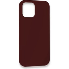 Derin Stok Iphone 12 Kılıf Lansman Legant Silikon - Bordo