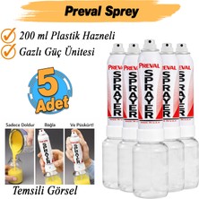 Badem10 (5 Adet) Preval Sprey 55 gr Hazır Sıkıştırılmış Hava Boya Hazneli Taşınabilir Mini Boya Tabancası