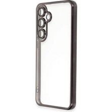 Derin Stok Galaxy S24 Fe Kılıf Lensli Silikon - Siyah