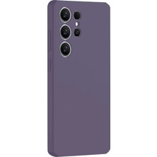 Derin Stok Galaxy S25 Kılıf Nano Içi Kadife Silikon - Mor