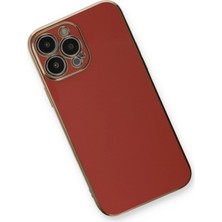 Derin Stok Iphone 13 Kılıf Volet Silikon - Kırmızı