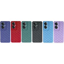 Derin Stok Reno 11F Kılıf Petek Silikon Kapak - Kırmızı