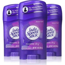 Lady Speed Stick 36,9G X3 Invisible Dry Stick Deodorant Kadınlar İçin Temiz Koku