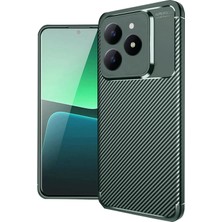 Derin Stok C61 Kılıf Auto Focus Karbon Kapak - Koyu Yeşil