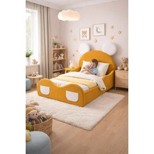 Puf Bebe 90X200 Mdf Arabalı Çocuk Yatağı (Yatak Dahildir)