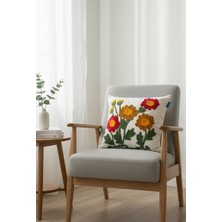 Rolivs Arelia Punch İşlemeli Kırlent 47X47 cm - NK2608