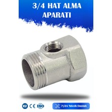WaterMelon Su Arıtma Cihaz Montajı İçin Hat Alma Aparatı Ful Pirinç Malzeme 3/4 Bağlantı