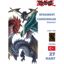 Çakmak Oyun Dükkanı Türkçe Efsanevi Canavarlar Destesi 27 Adet Yugioh Kartı Yu-Gi-Oh!