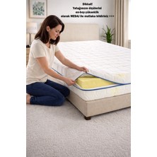 Artex Kılıf Aloe 180x200 Yatak Kılıfı Koruyucusu Yatak Örtüsü Fermuarlı Kılıf Kapitone
